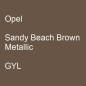 Preview: Opel, Sandy Beach Brown Metallic, GYL.